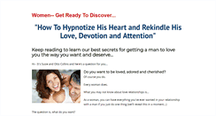 Desktop Screenshot of hypnotizehisheart.com