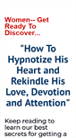 Mobile Screenshot of hypnotizehisheart.com